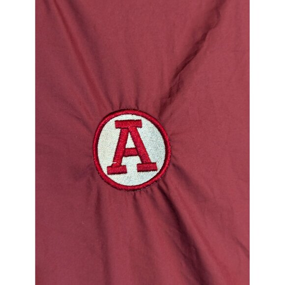 Nike Mens XL Maroon Athletic Pullover Jacket Short Sleeve Windbreaker - Picture 2 of 6